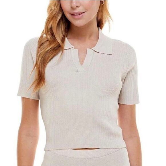 Wayf '98 Williams Crop Polo Top - Picture 1 of 7